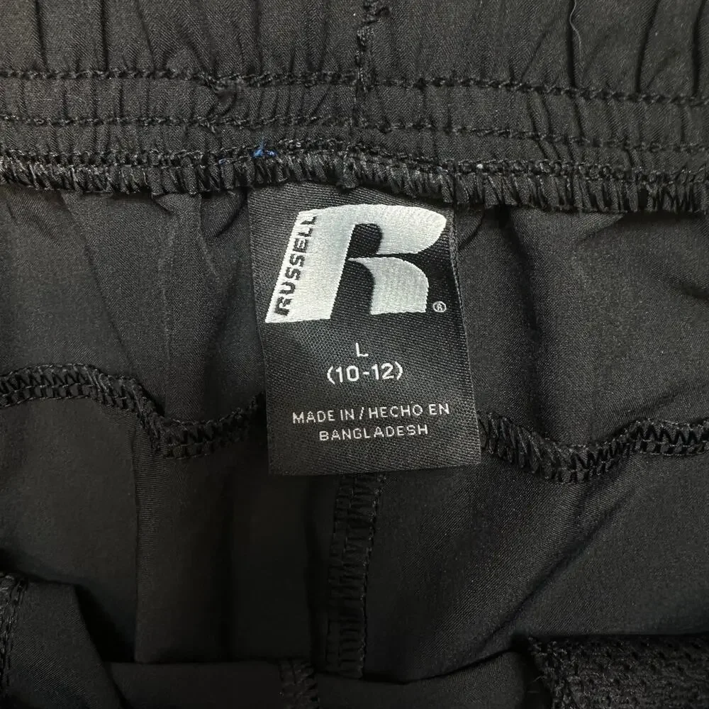 Russell Athletic Shirt Pants Bundle Boys L/XL Activewear Black Stretch Sporty